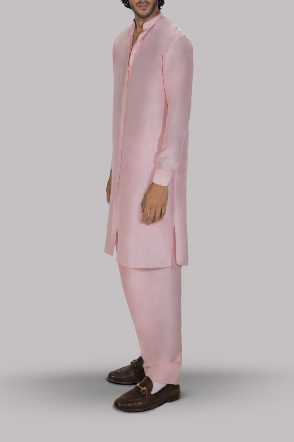 Pink Dogwood Raw Silk Set - Image 2