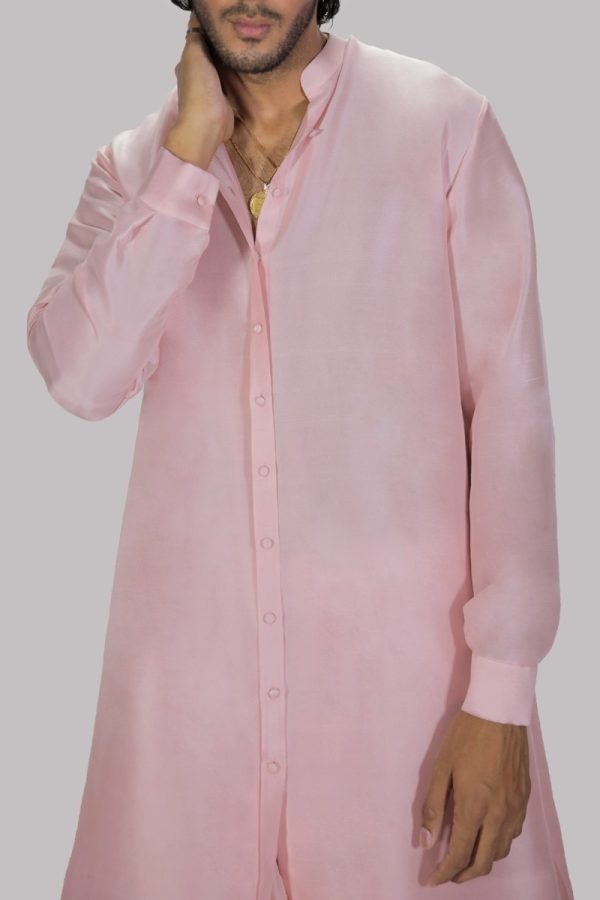 Pink Dogwood Raw Silk Set - Image 4