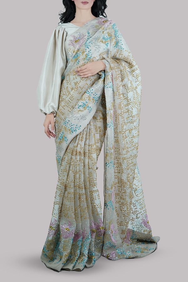 Moonlight Embellished Sari