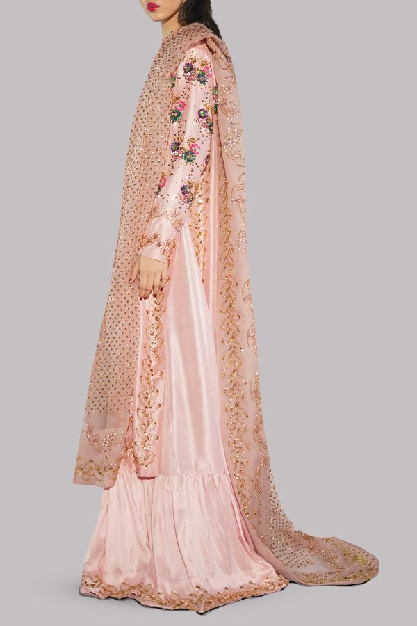 Blushing Bride Embellished Gharara Set - Image 2